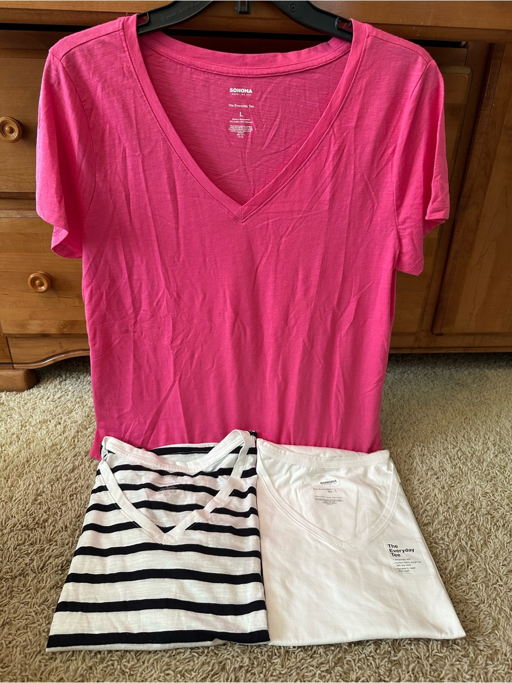 NWOT SONOMA V NECK T’s (bundle)